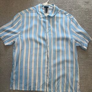 Blue Striped Men's Shirt